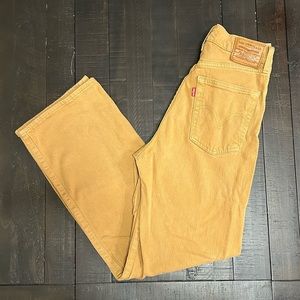 Levi’s Ribcage Straight Khaki Jeans High Rise Size 26